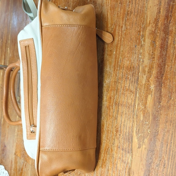 Barr & Barr Leather Satchel With Double Handles And Removable Shoulder Strap - Picture 7 of 10